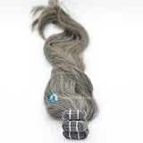 Grey Weft Hair