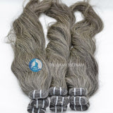 Grey Weft Hair